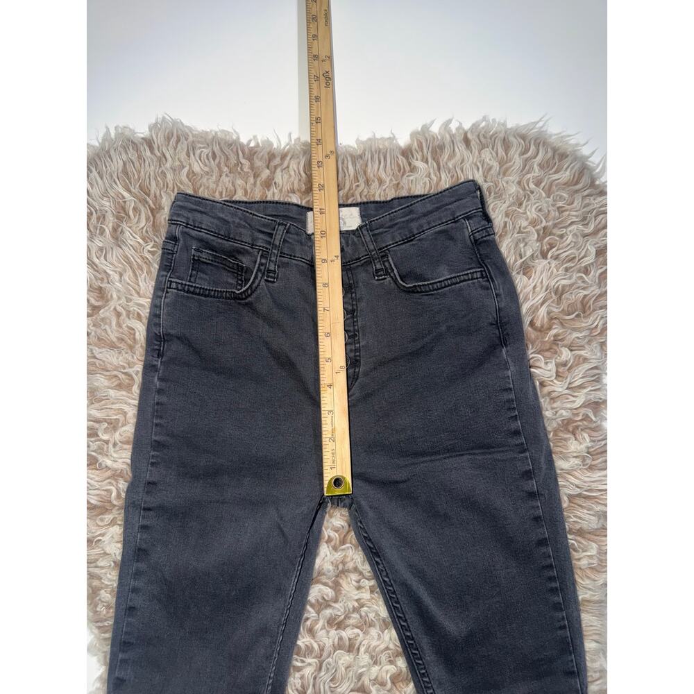 We are free women’s button zipper distressed skinny jeans - Picture 6 of 16